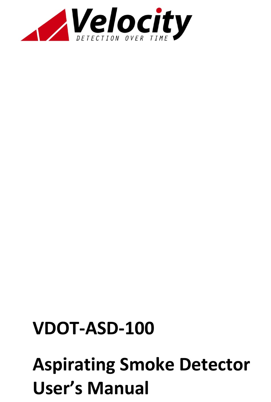 VELOCITY VDOTASD100 USER MANUAL Pdf Download ManualsLib