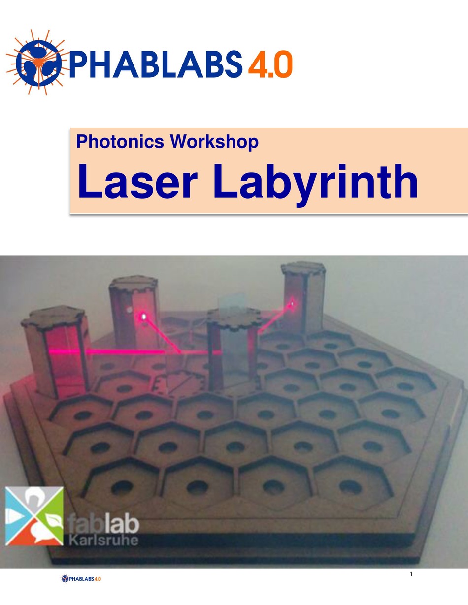 FABLAB PHABLABS 4.0 LASER LABYRINTH INSTRUCTIONS MANUAL Pdf Download