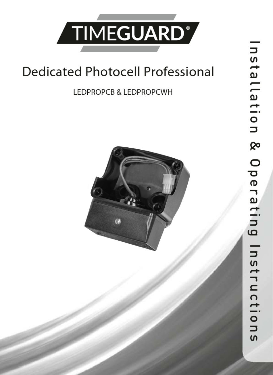 TIMEGUARD LEDPROPCB INSTALLATION & OPERATING INSTRUCTIONS MANUAL Pdf