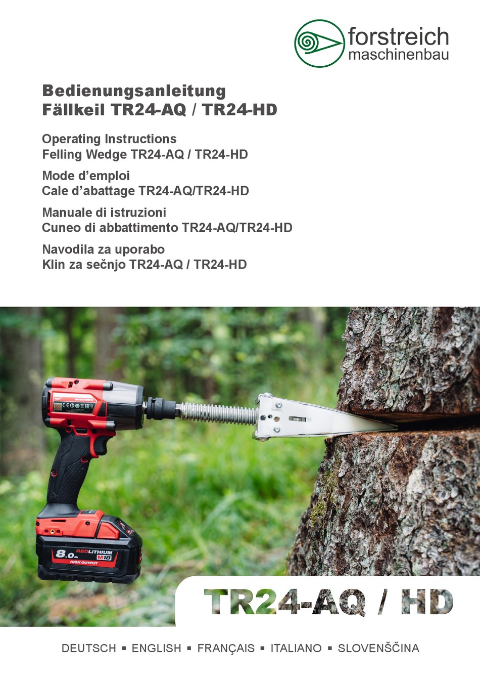 Fällkeil TR24-HD - Forstreich Maschinenbau