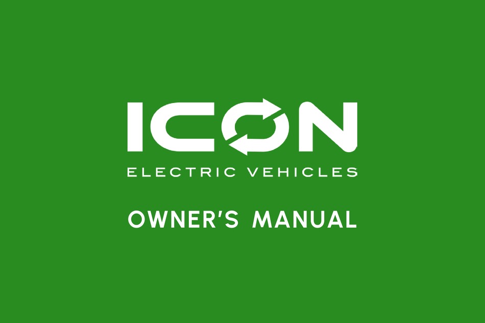 ICON I40L OWNER'S MANUAL Pdf Download ManualsLib