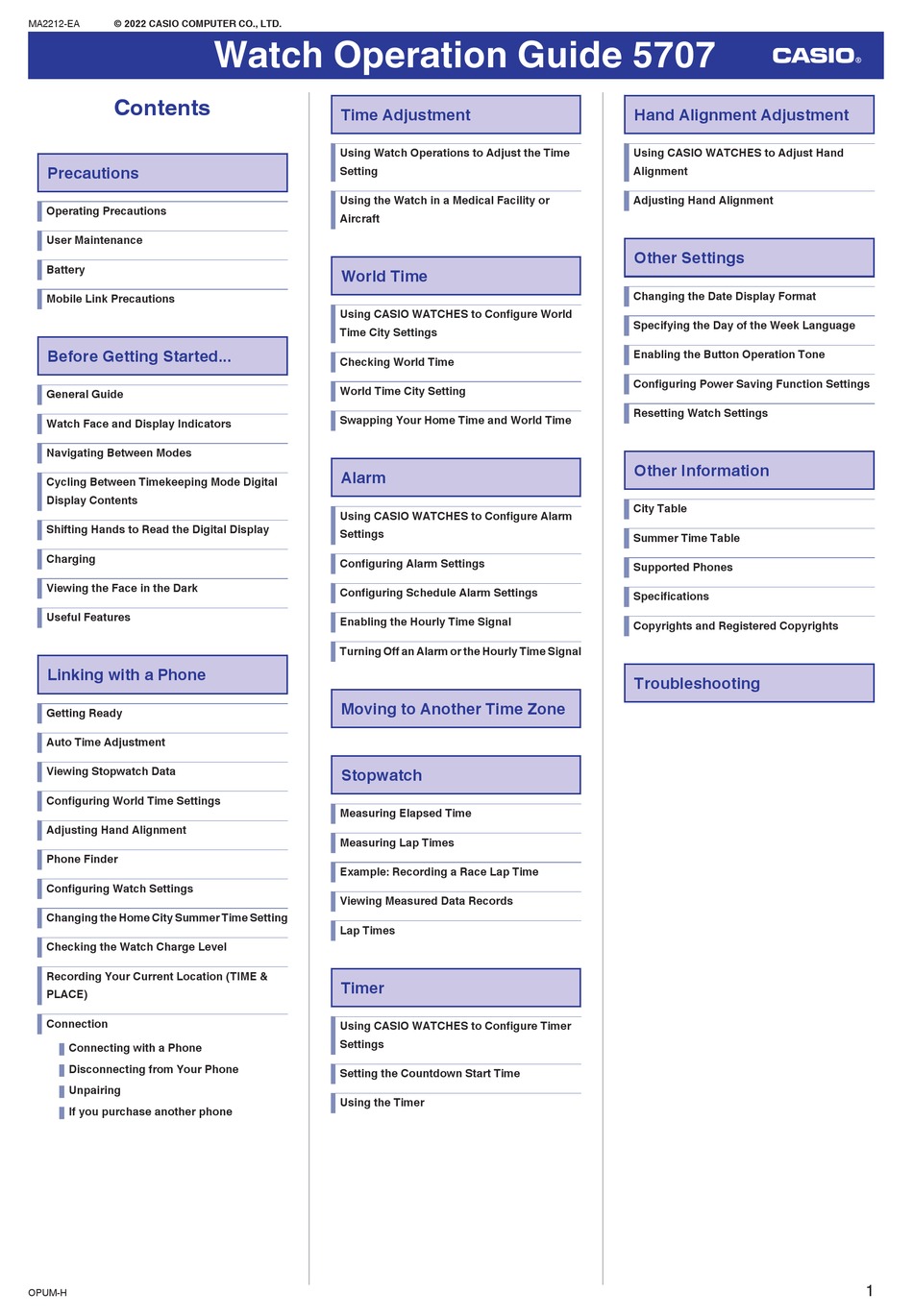 CASIO 5707 OPERATION MANUAL Pdf Download ManualsLib