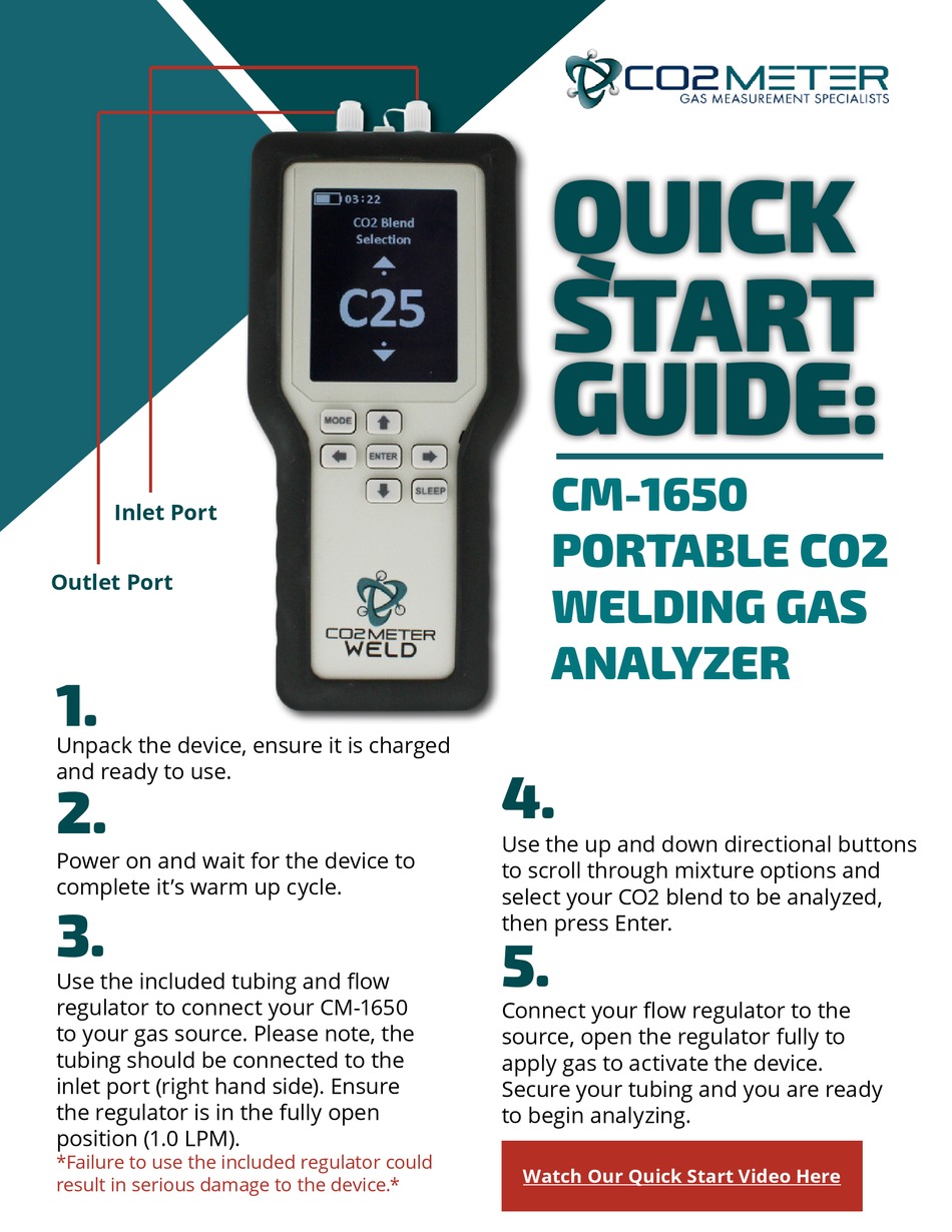 Co2 meter cm 1650 quick start manual pdf download manualslib