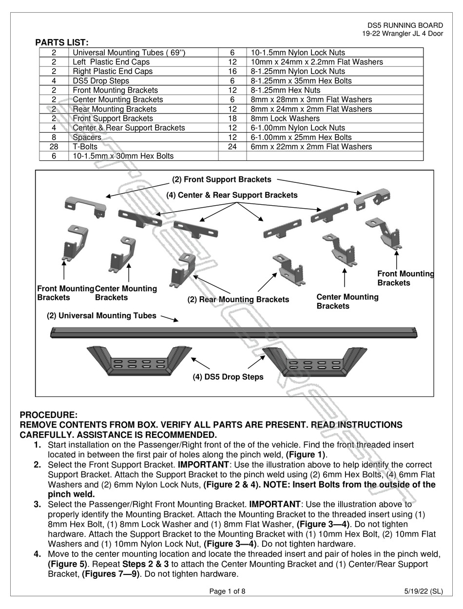 STEELCRAFT DS5 MANUAL Pdf Download ManualsLib