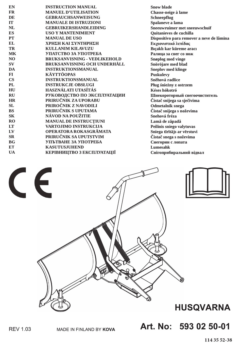 HUSQVARNA 593 02 5001 INSTRUCTION MANUAL Pdf Download ManualsLib