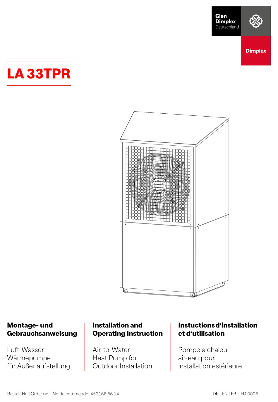 DIMPLEX LA 33TPR INSTALLATION AND OPERATING INSTRUCTION Pdf Download ManualsLib