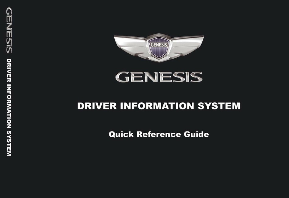 HYUNDAI GENESIS QUICK REFERENCE MANUAL Pdf Download ManualsLib