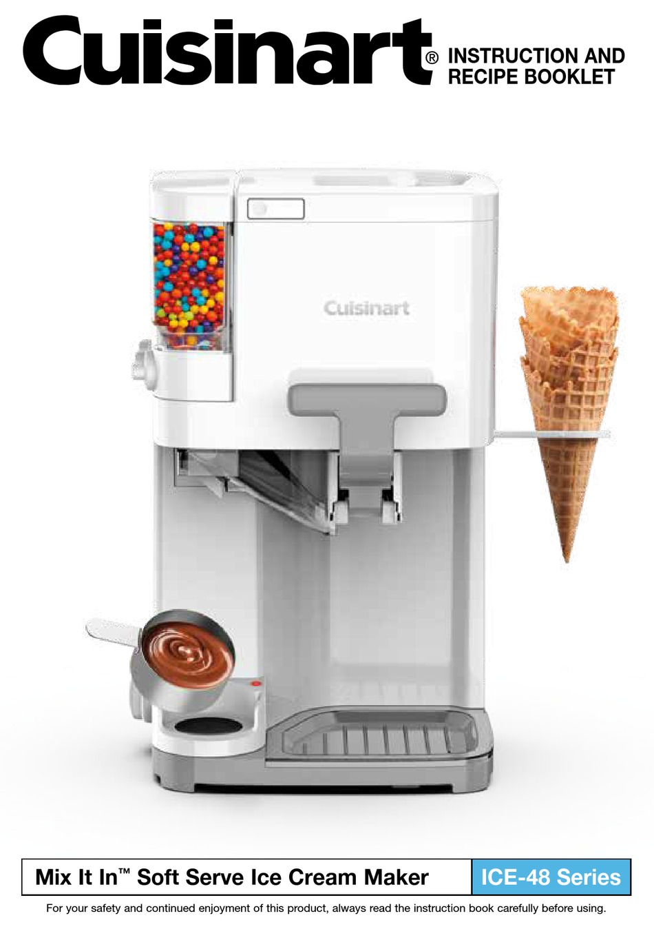 CUISINART MIX IT IN ICE48 SERIES INSTRUCTION AND RECIPE BOOKLET Pdf
