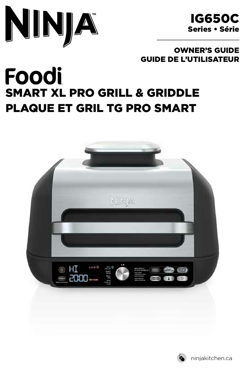 NINJA FOODI SMART XL PRO IG650C SERIES OWNER'S MANUAL Pdf Download ...