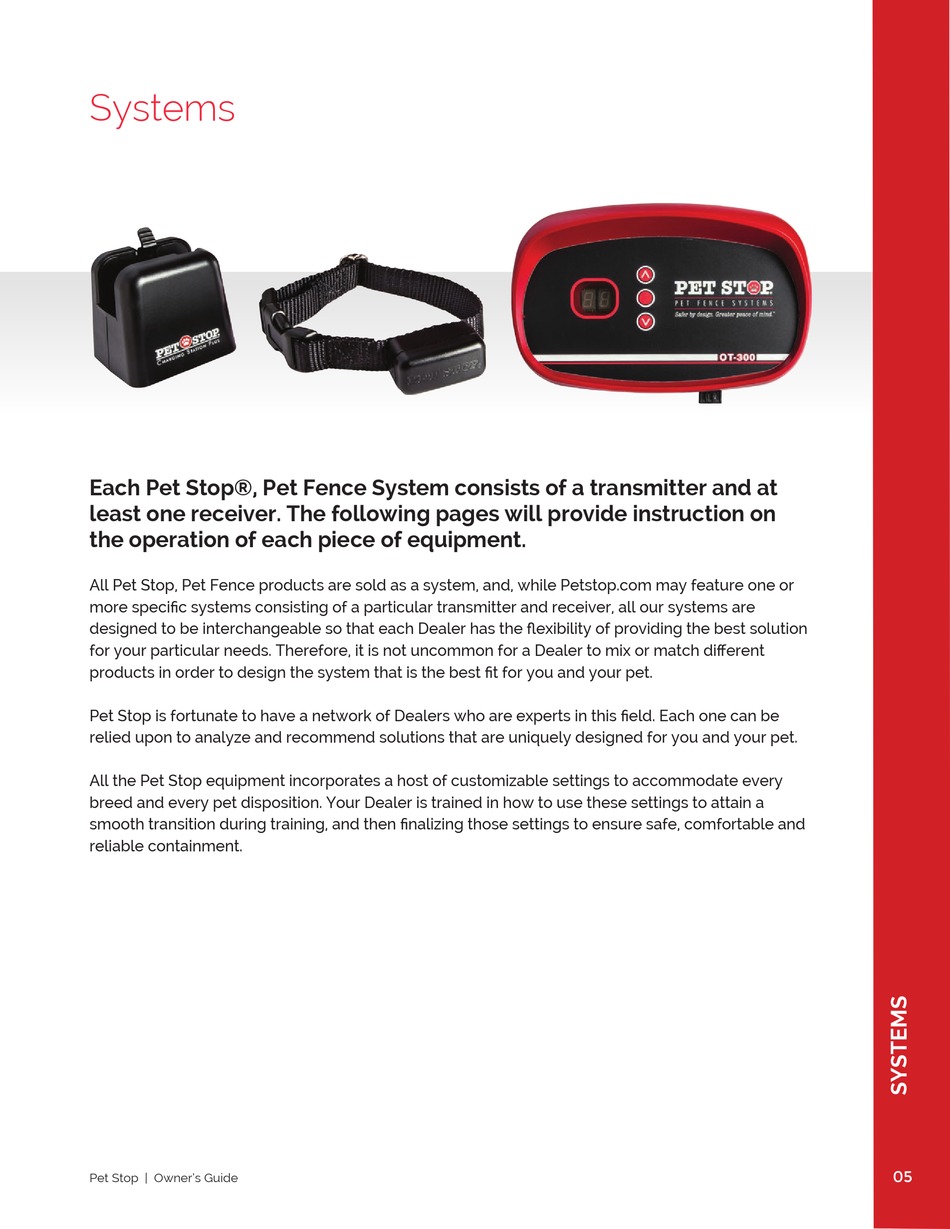 PET STOP OT100 OWNER'S MANUAL Pdf Download ManualsLib