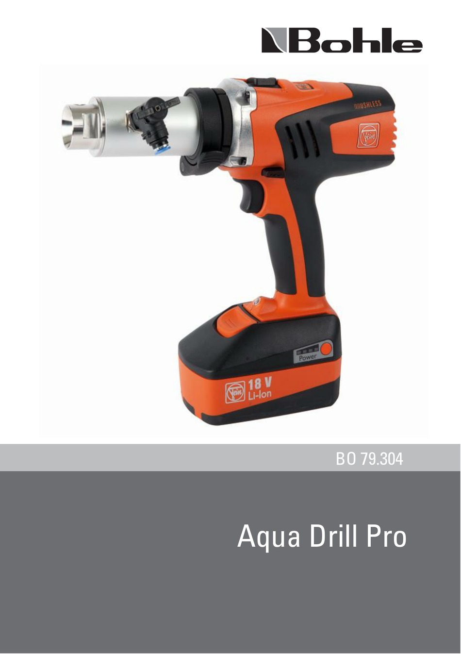 BOHLE AQUA DRILL PRO INSTRUCTIONS MANUAL Pdf Download | ManualsLib