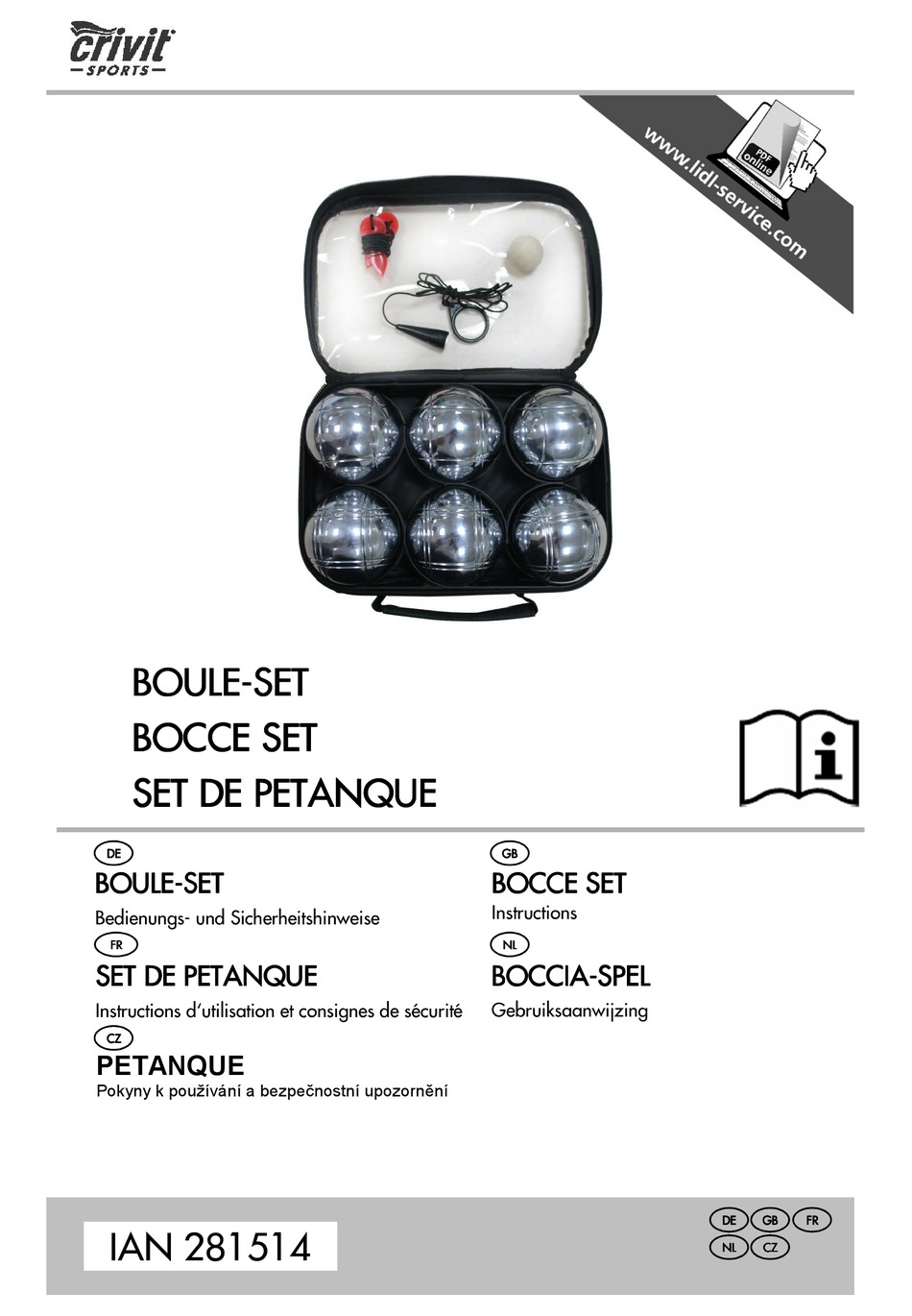 CRIVIT 281514 INSTRUCTIONS MANUAL Pdf Download ManualsLib