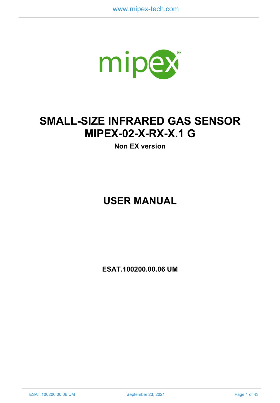 MIPEX -02 USER MANUAL Pdf Download | ManualsLib