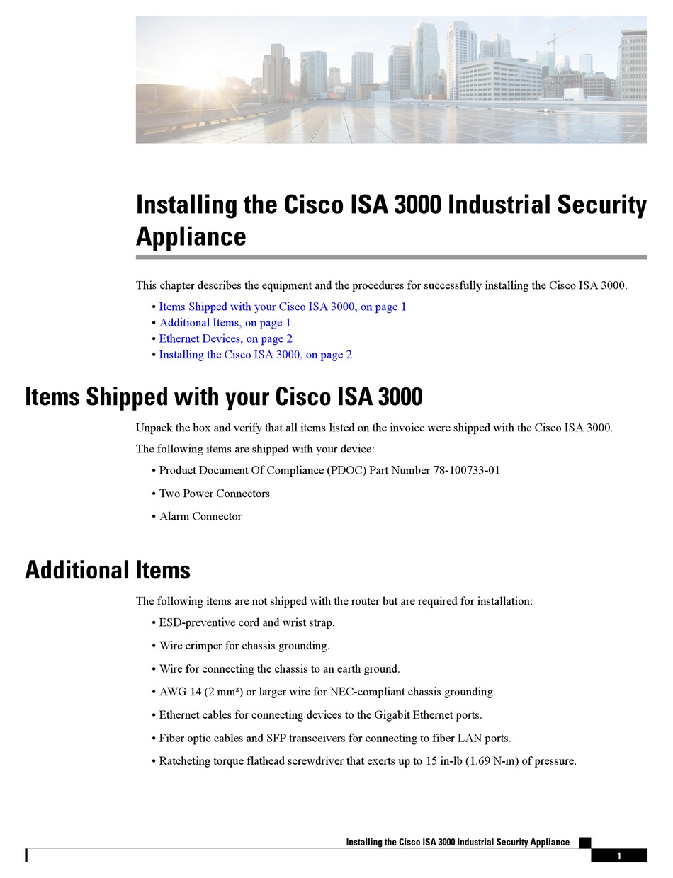CISCO ISA 3000 MANUAL Pdf Download ManualsLib