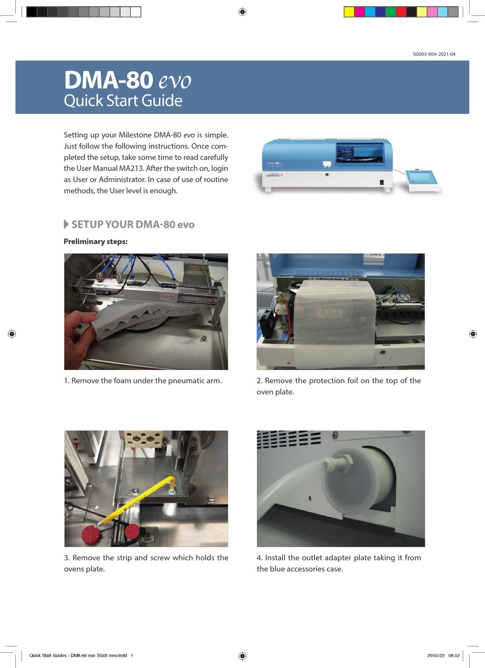 milestone-dma-80-evo-quick-start-manual-pdf-download-manualslib