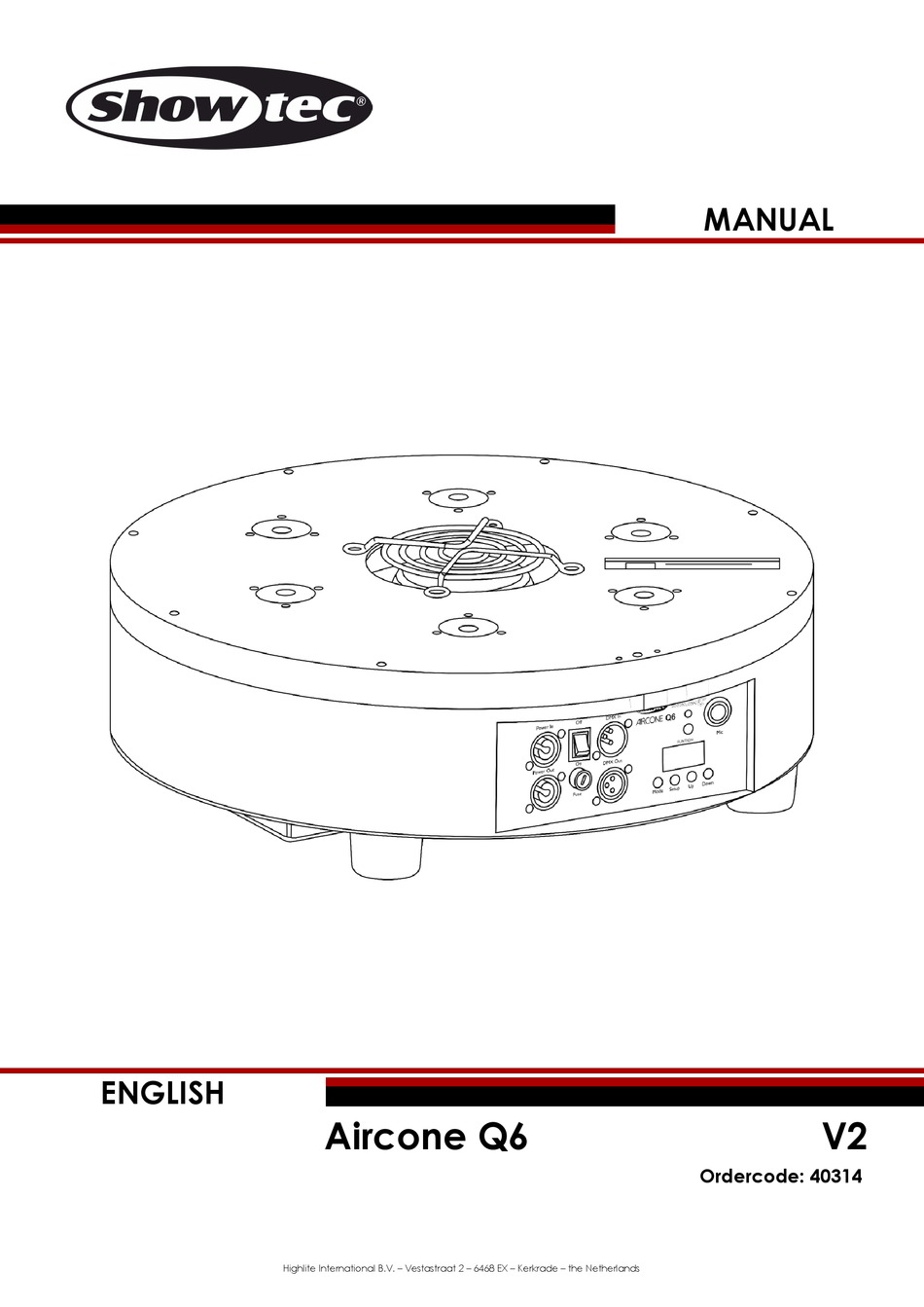 SHOWTEC AIRCONE Q6 MANUAL Pdf Download ManualsLib