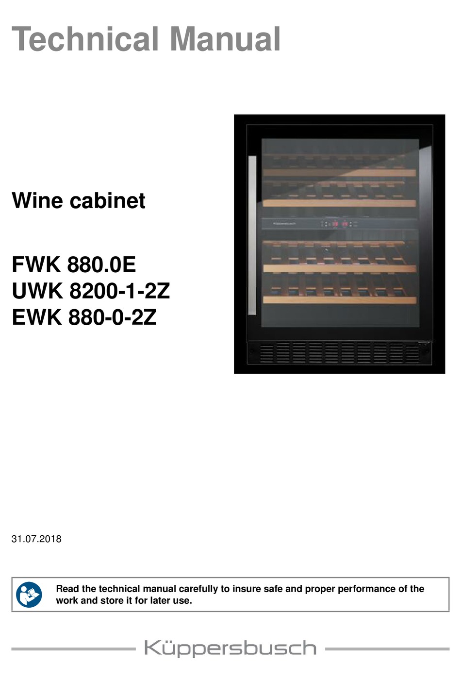 KUPPERSBUSCH FWK 880.0E TECHNICAL MANUAL Pdf Download ManualsLib