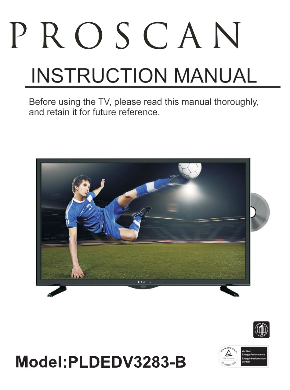 PROSCAN PLDEDV3283B INSTRUCTION MANUAL Pdf Download ManualsLib