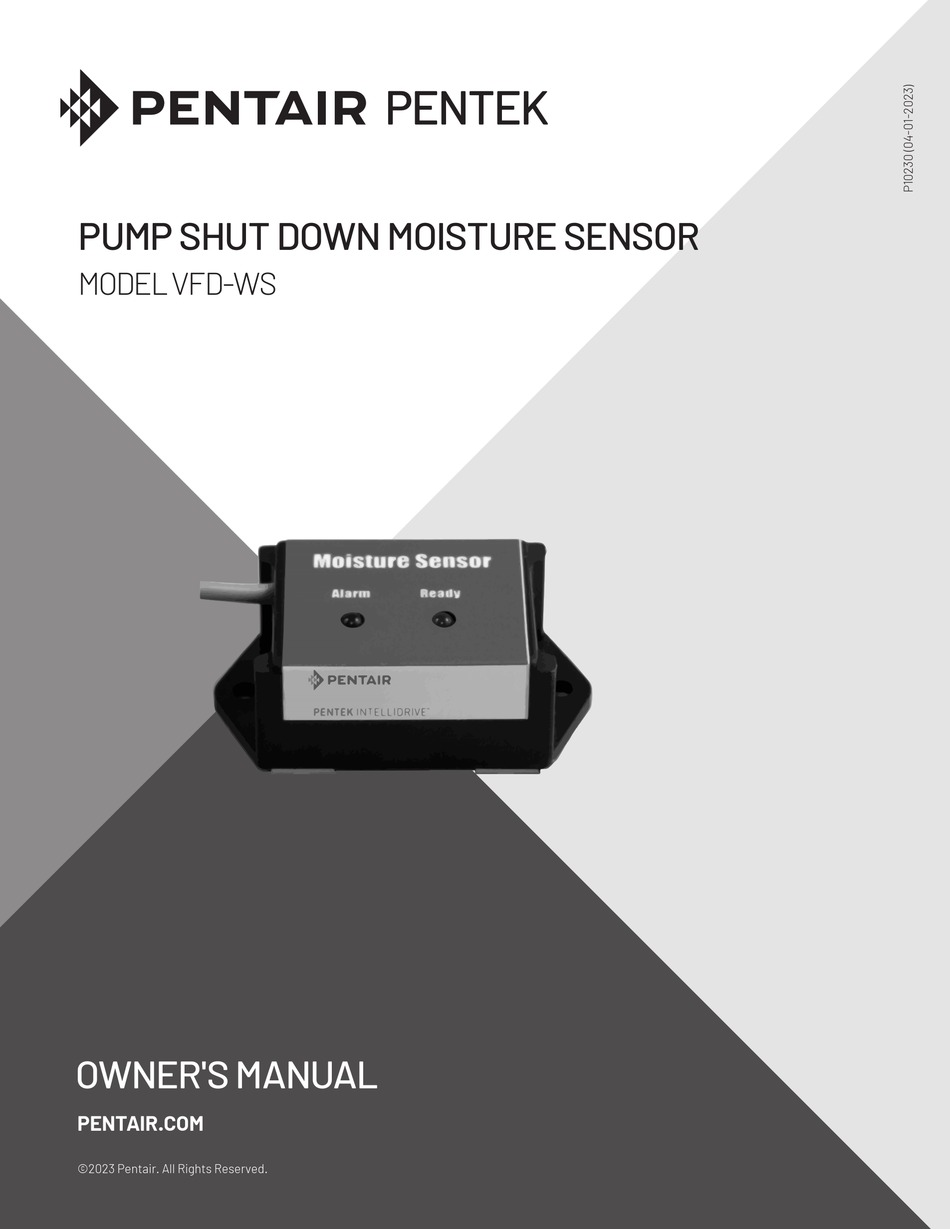 PENTAIR PENTEK VFDWS OWNER