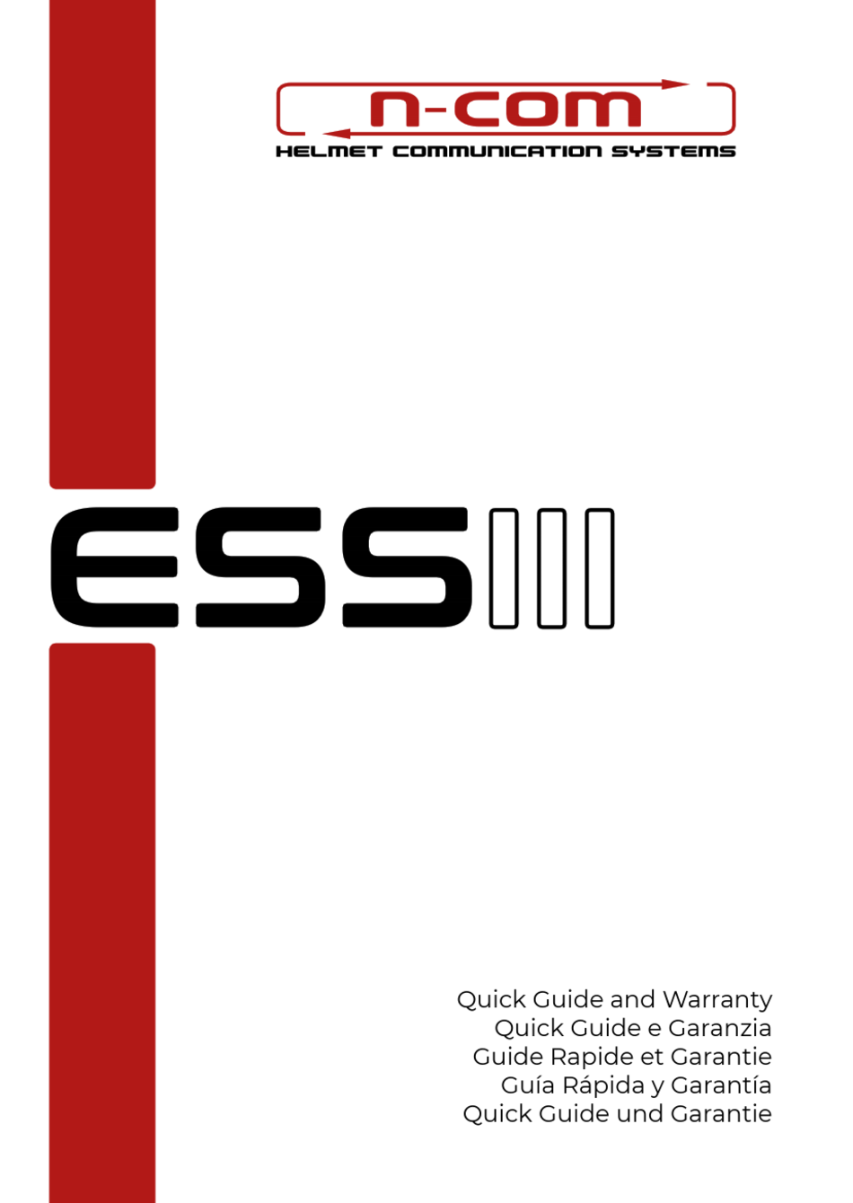 ESS III QUICK MANUAL Pdf Download ManualsLib