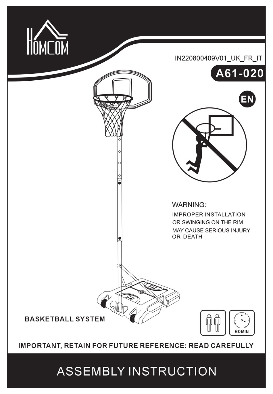 A61020 ASSEMBLY INSTRUCTION MANUAL Pdf Download ManualsLib