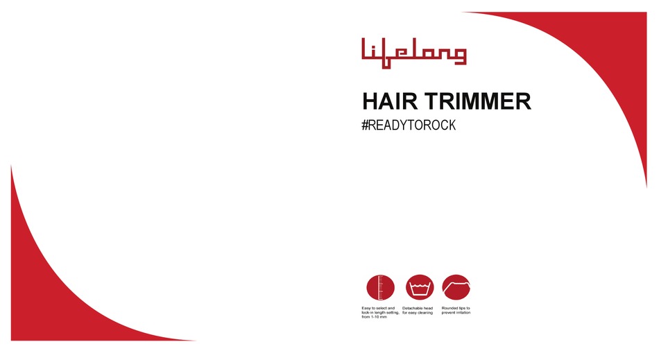 LIFELONG READYTOROCK HAIR TRIMMER MANUAL Pdf Download ManualsLib