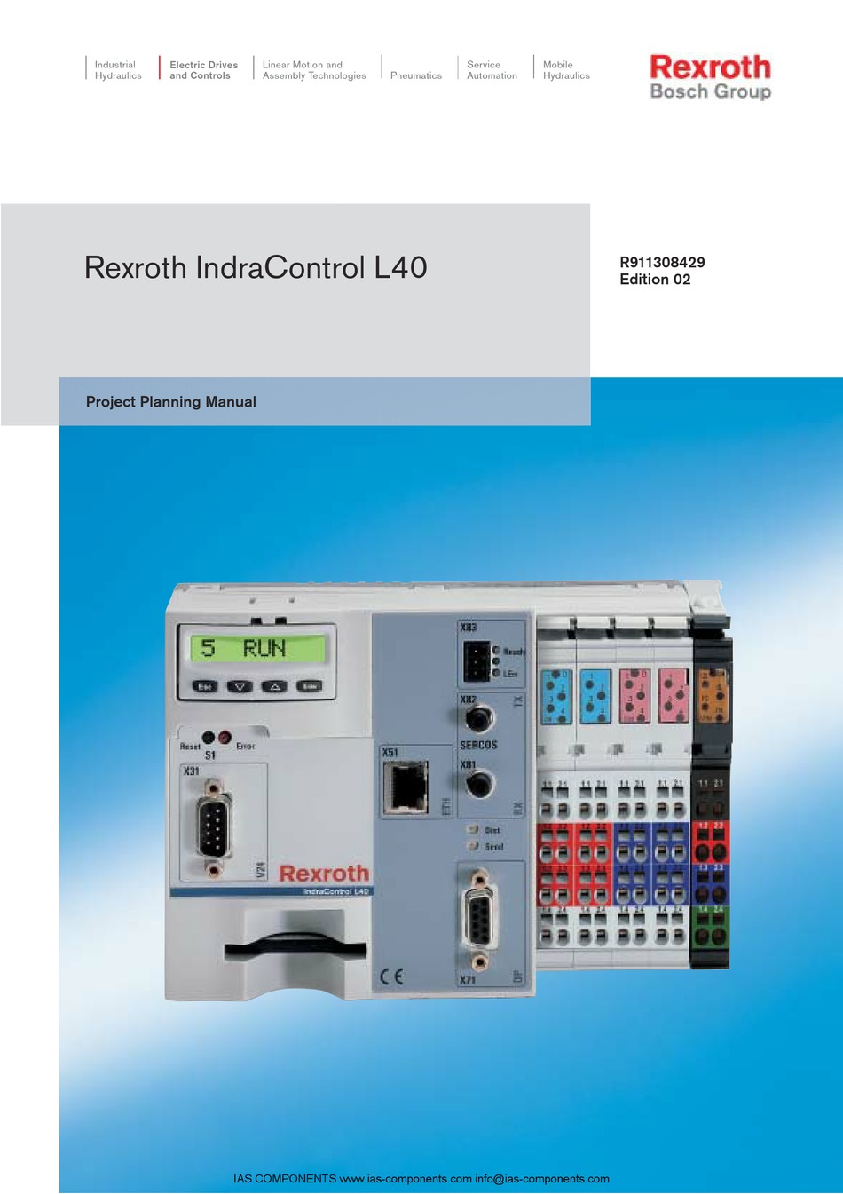 Bosch Rexroth Indracontrol L Project Planning Manual Pdf Download