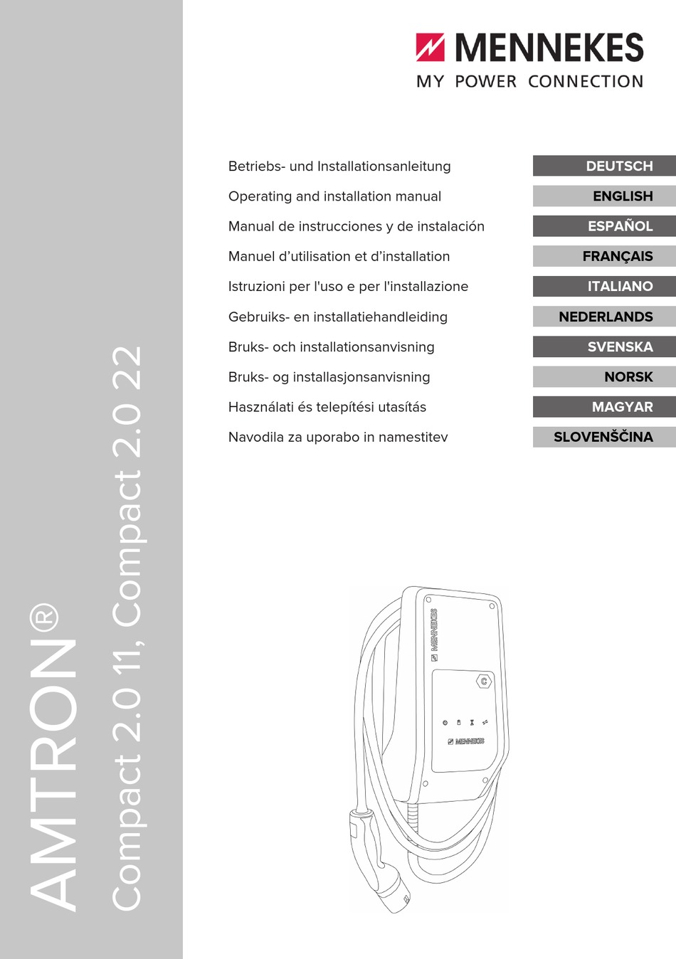 Mennekes Amtron Compact Operating And Installation Manual Pdf