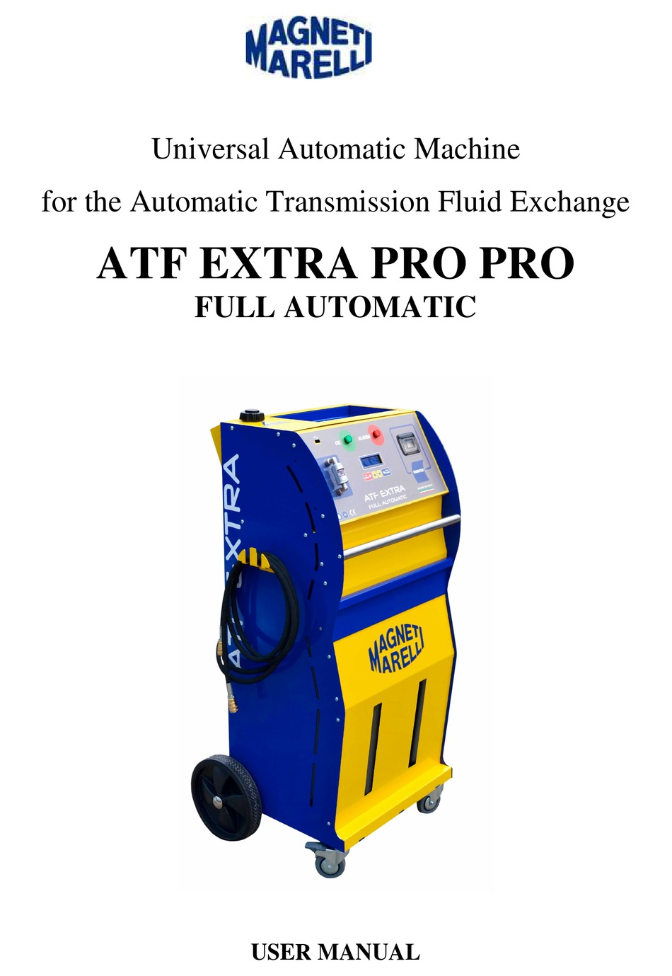 MARELLI ATF EXTRA PRO USER MANUAL Pdf Download ManualsLib