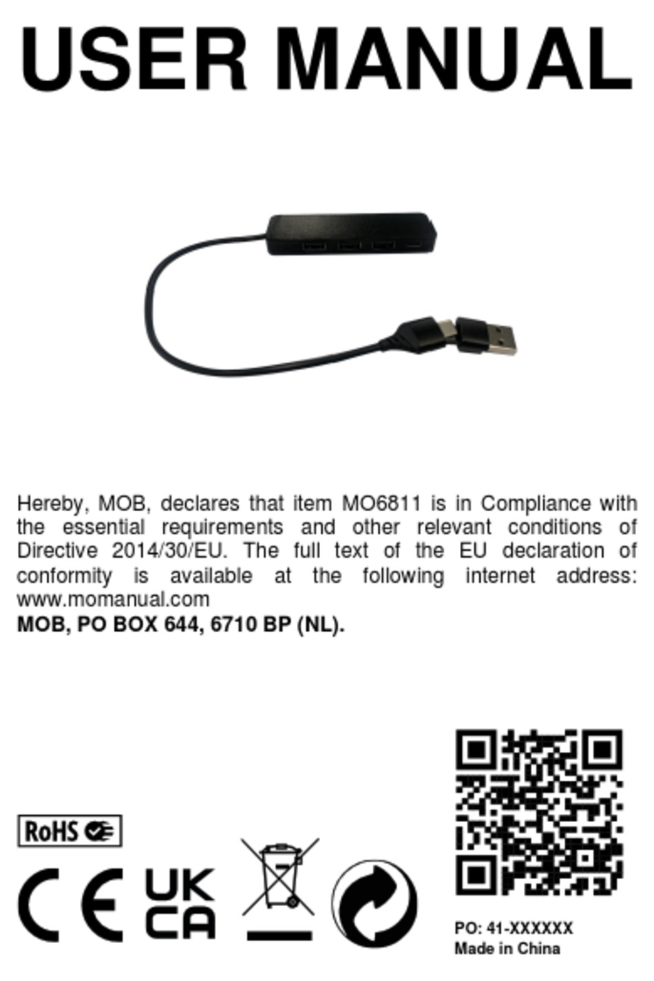 MOB MO6811 USER MANUAL Pdf Download | ManualsLib