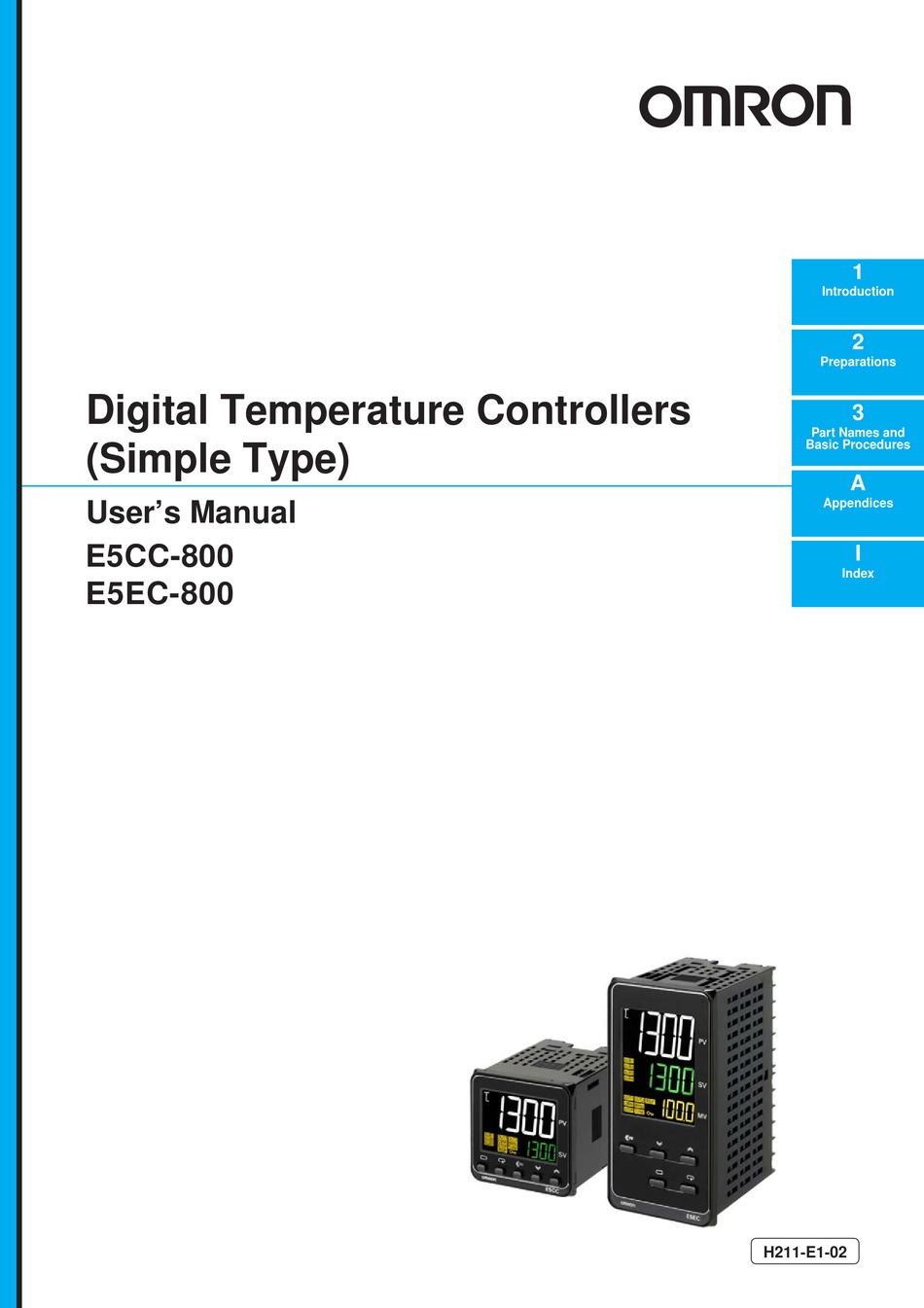 OMRON E5CC800 USER MANUAL Pdf Download ManualsLib