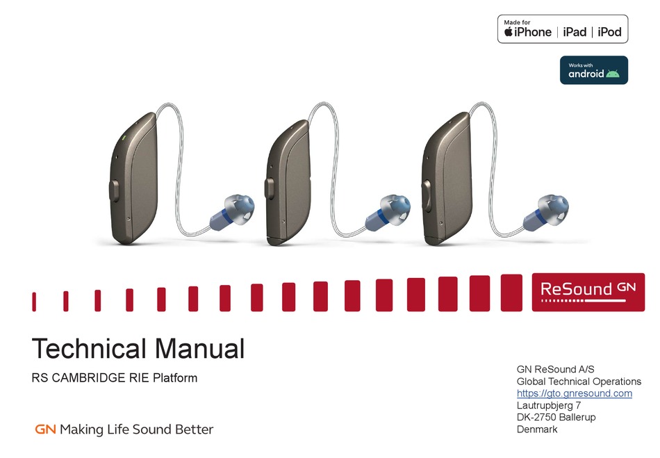 RESOUND RT961DRW TECHNICAL MANUAL Pdf Download ManualsLib