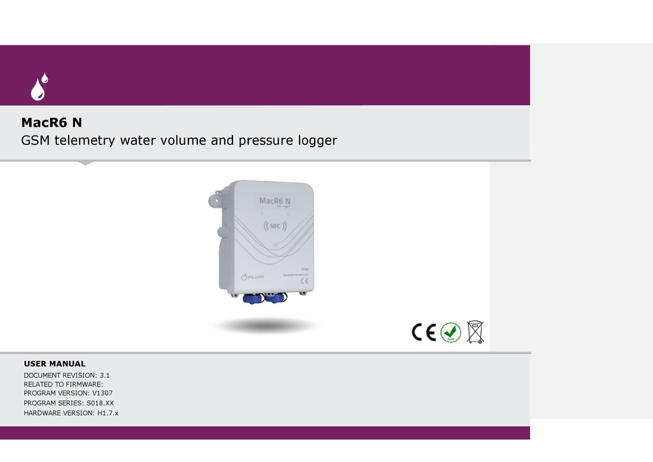 PLUM MACR6 N USER MANUAL Pdf Download ManualsLib