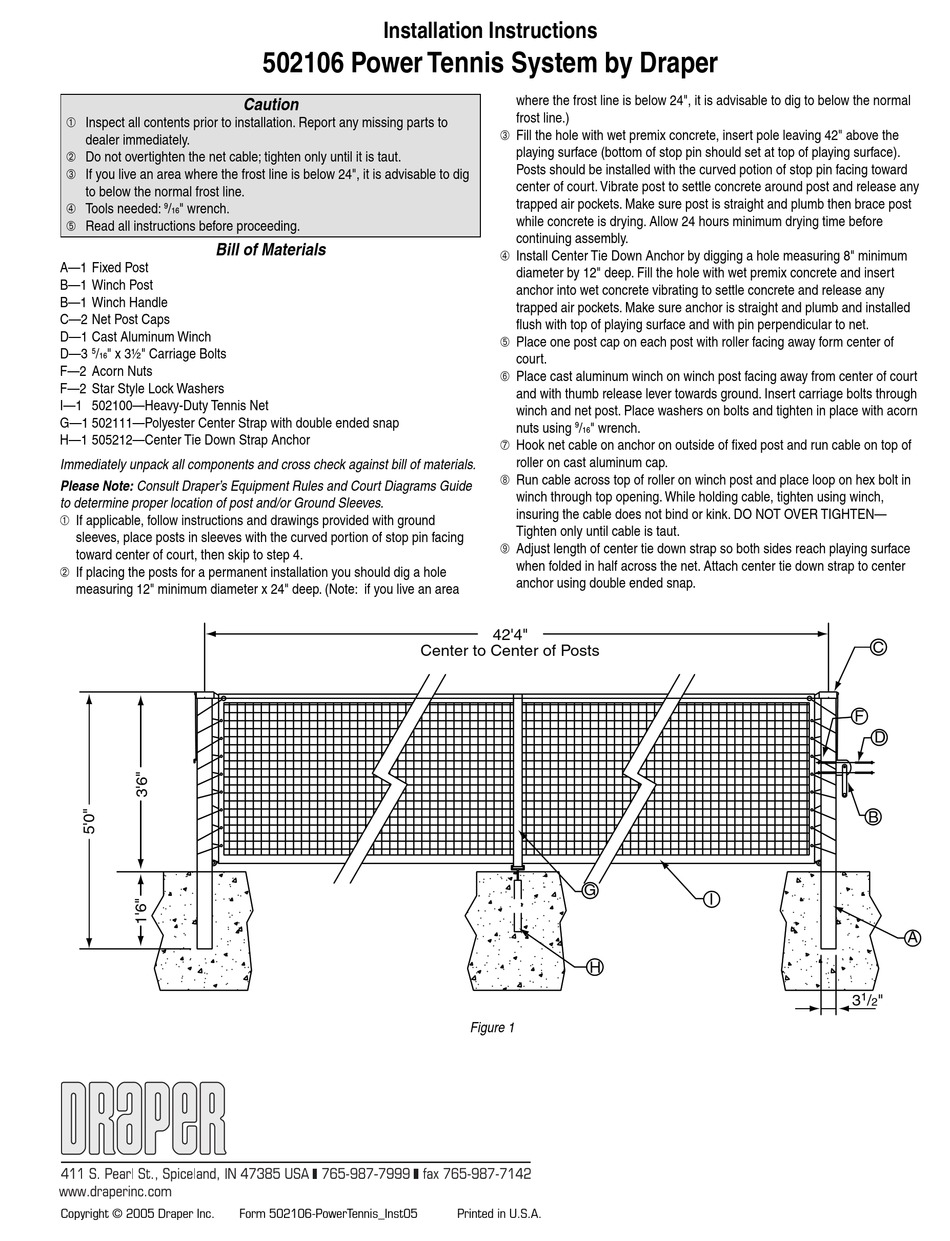 DRAPER 502106 INSTALLATION INSTRUCTIONS Pdf Download ManualsLib
