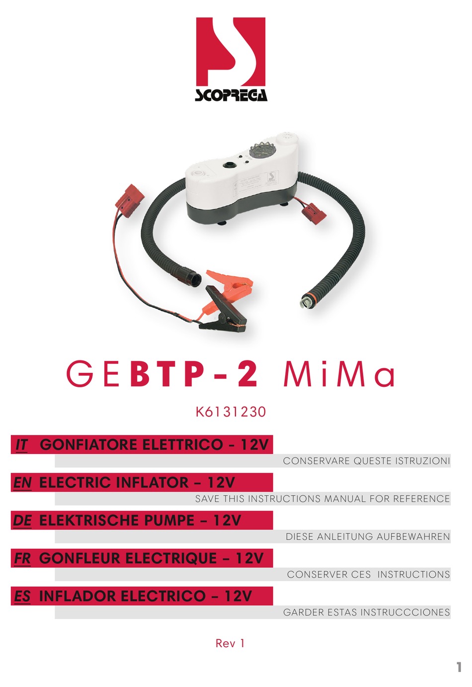 SCOPREGA GE BTP2 MIMA INSTRUCTION MANUAL Pdf Download ManualsLib