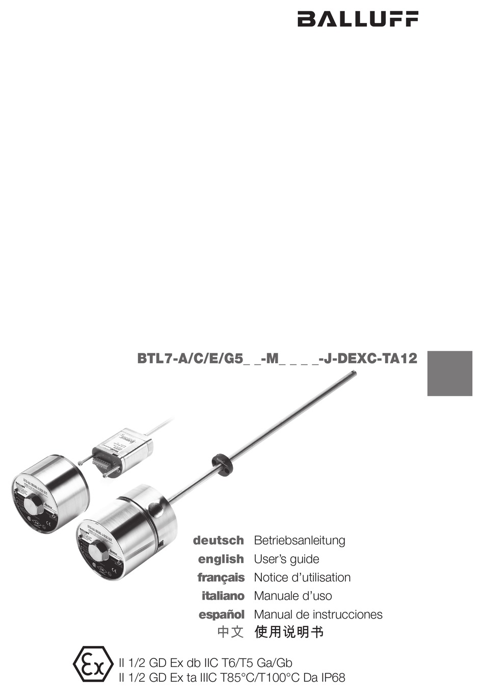 BALLUFF BTL7A5 M SERIES USER MANUAL Pdf Download ManualsLib