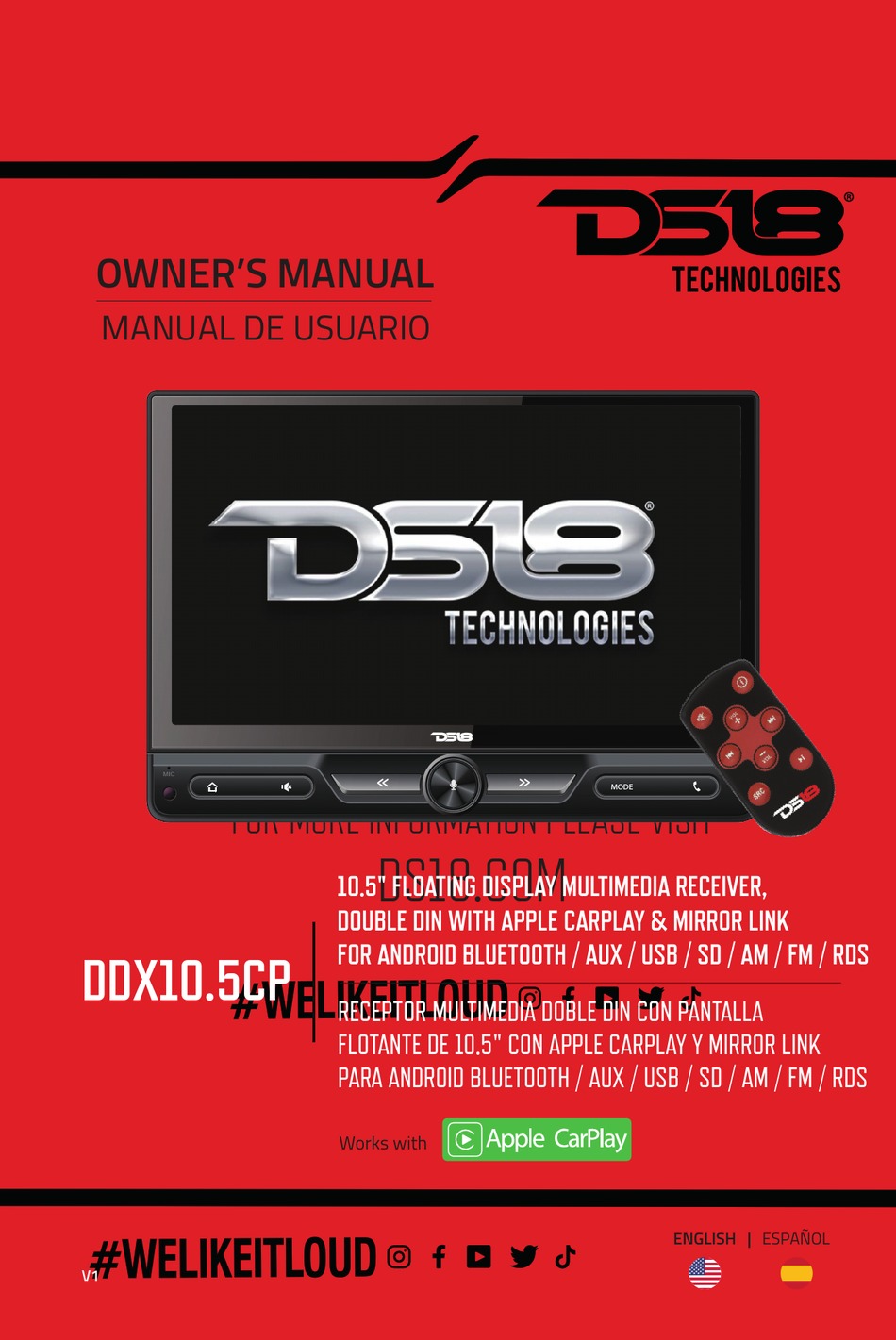 DS18 DDX10.5CP OWNER