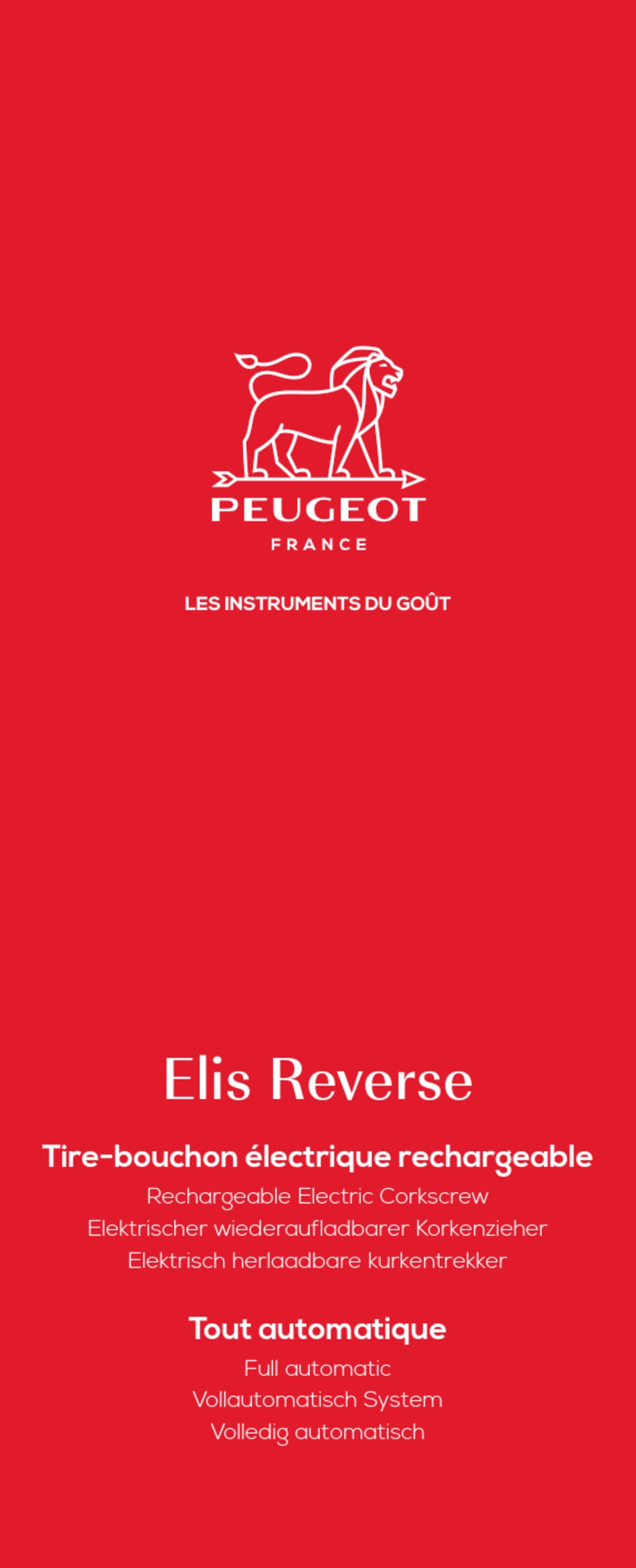 PEUGEOT ELIS REVERSE MANUAL Pdf Download ManualsLib