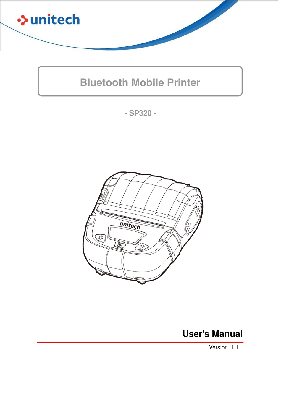 UNITECH SP320 USER MANUAL Pdf Download | ManualsLib