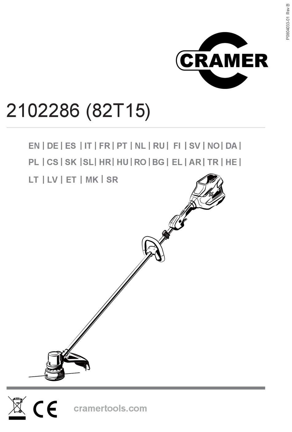 CRAMER 2102286 MANUAL Pdf Download ManualsLib