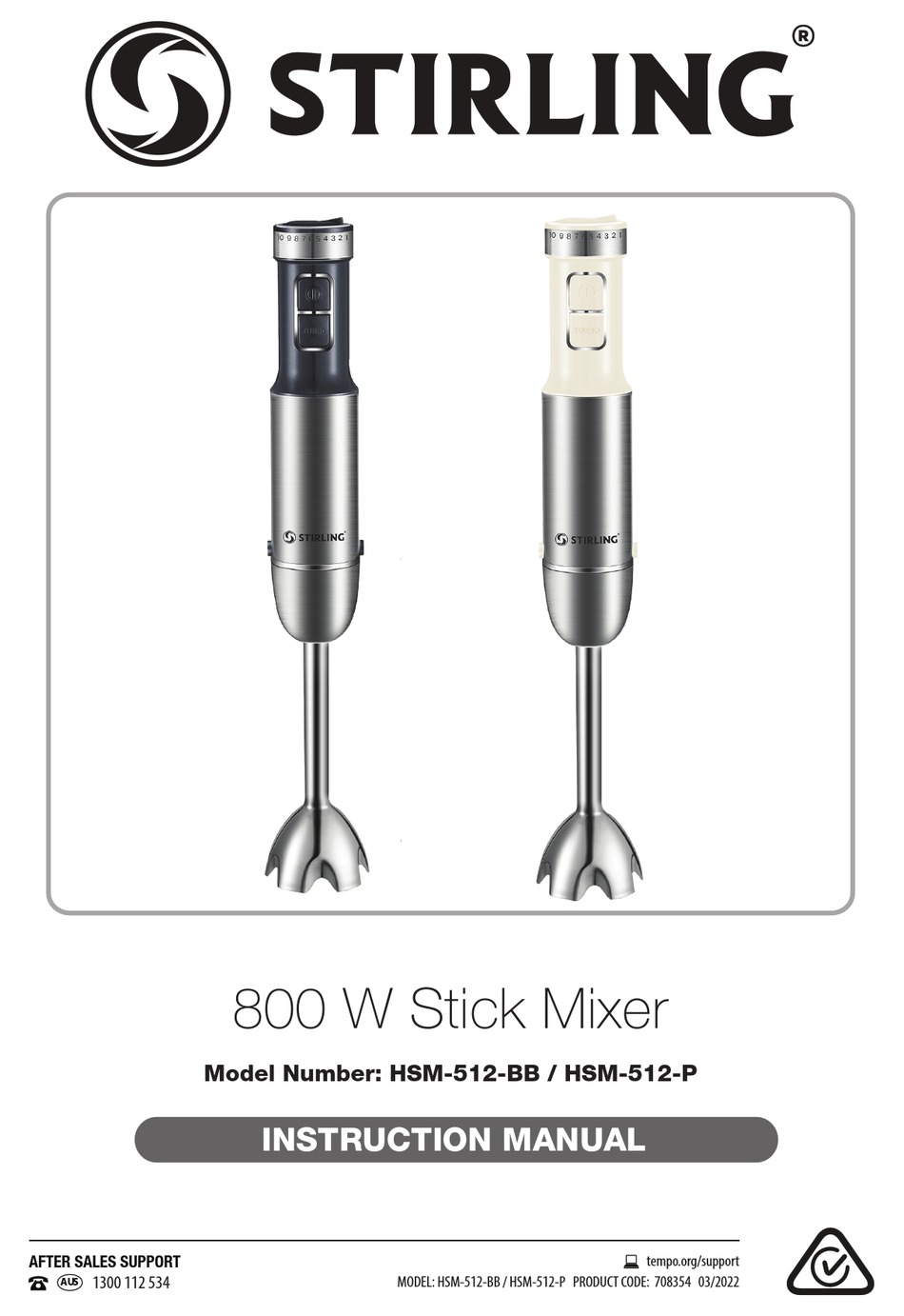 STIRLING HSM512BB INSTRUCTION MANUAL Pdf Download ManualsLib