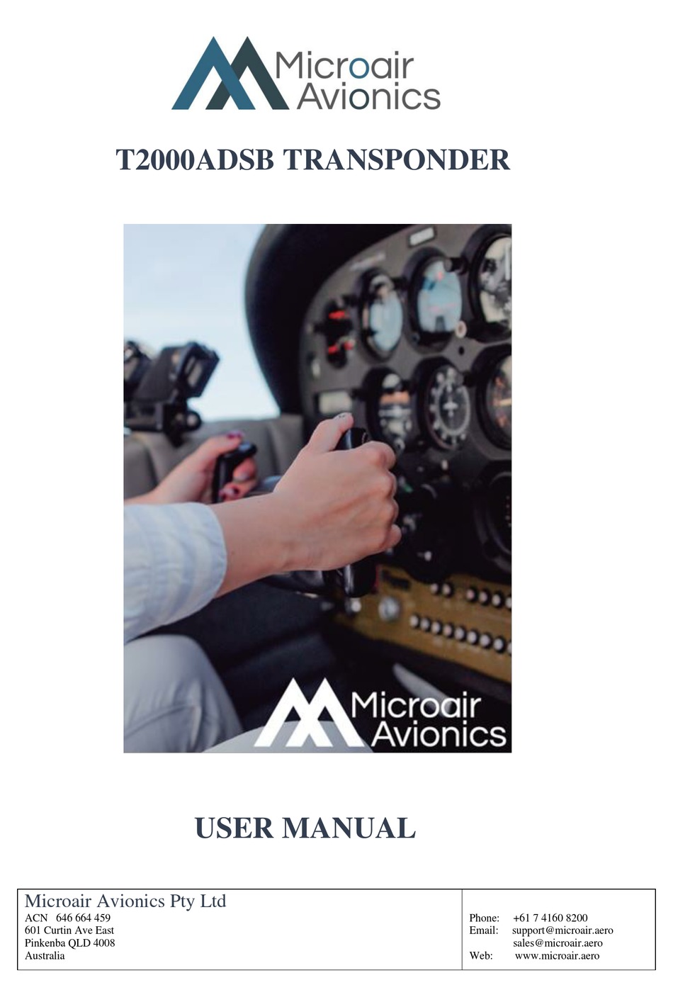 MICROAIR AVIONICS T2000ADSB USER MANUAL Pdf Download ManualsLib