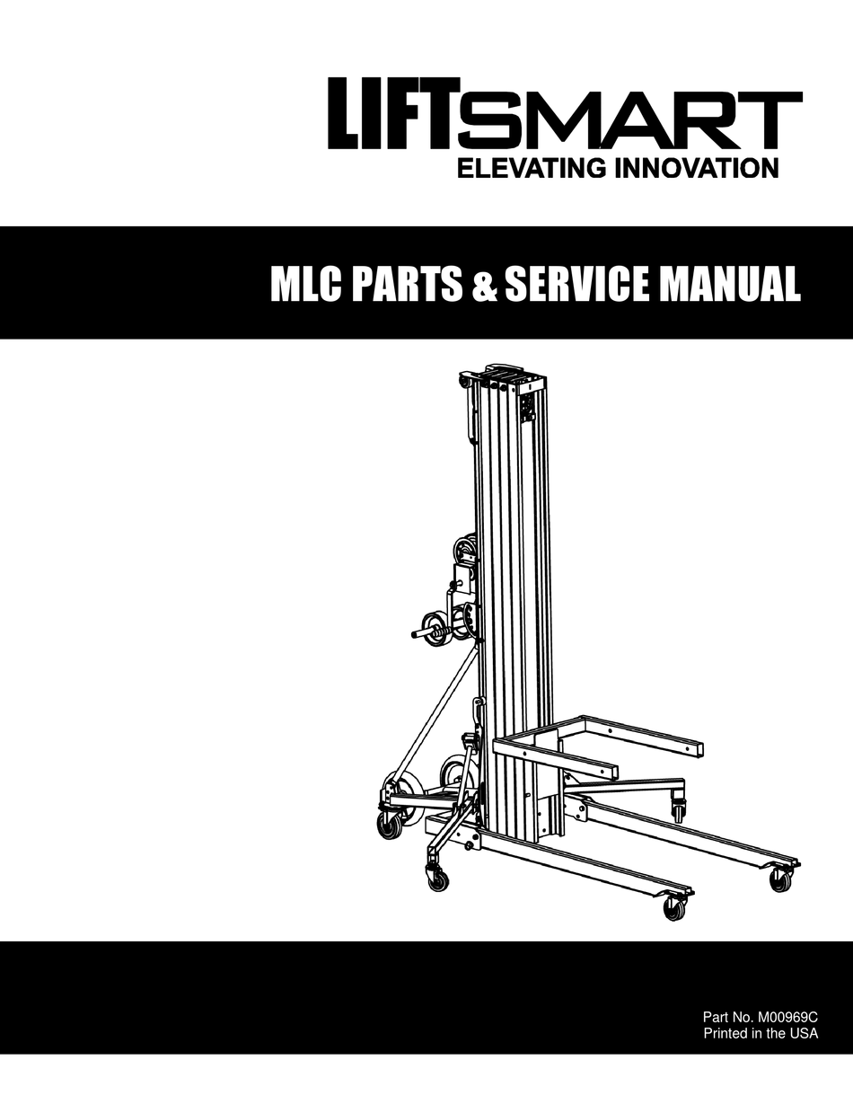 LIFTSMART MLC PARTS AND SERVICE MANUAL Pdf Download ManualsLib