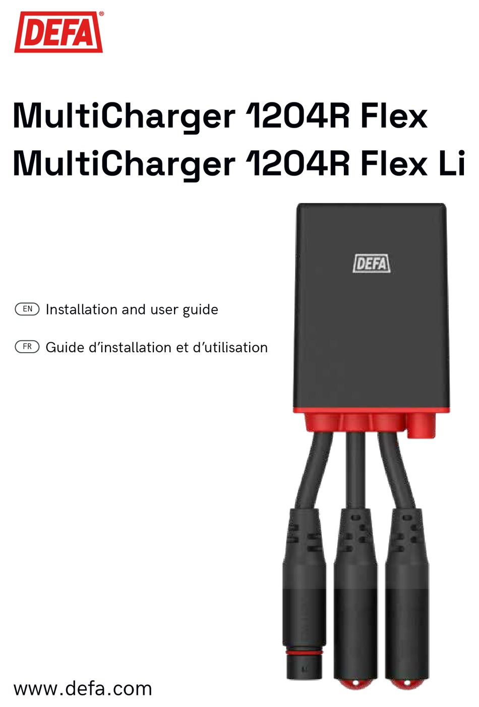 DEFA MULTICHARGER 1204R FLEX INSTALLATION AND USER MANUAL Pdf Download ManualsLib