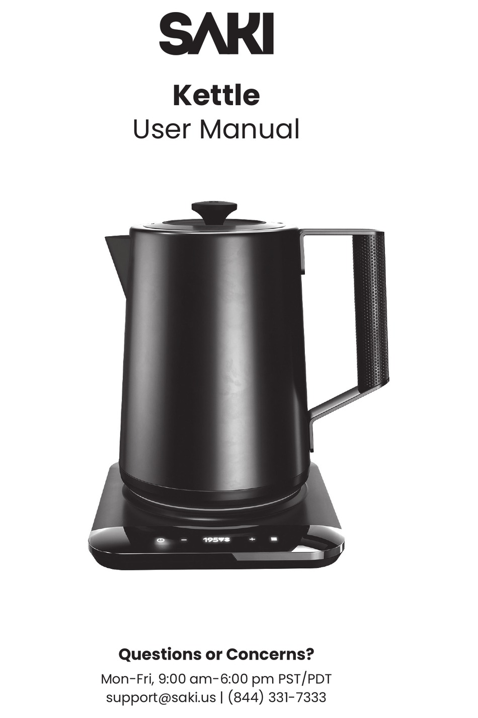 SAKI KETTLE USER MANUAL Pdf Download ManualsLib