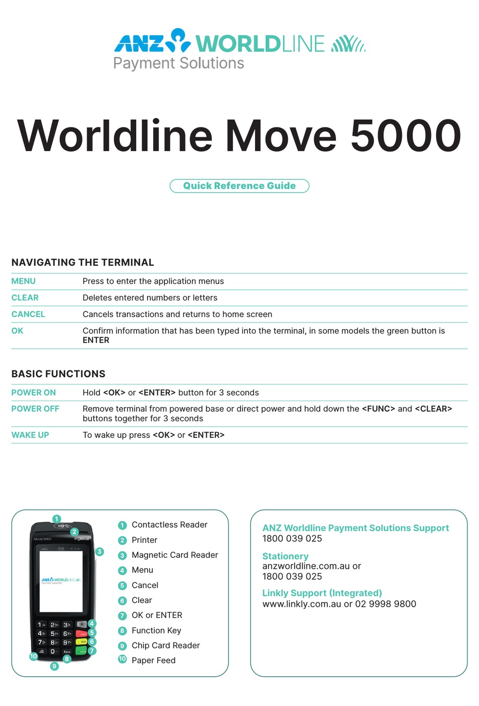 Move 5000 Pricing  ANZ Worldline Payment Solutions