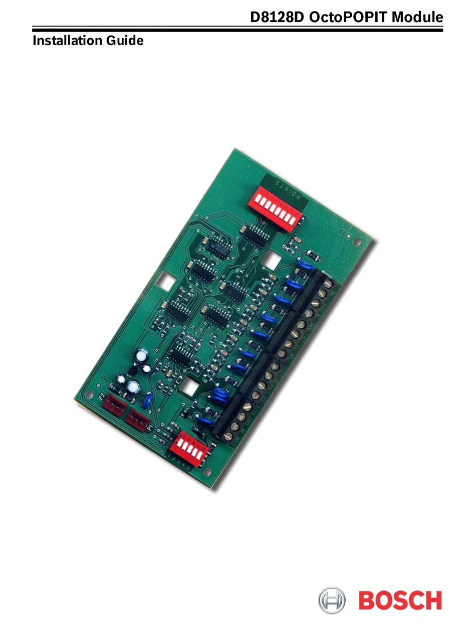 BOSCH D8128D INSTALLATION MANUAL Pdf Download ManualsLib