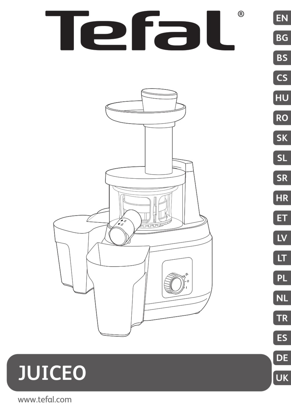 TEFAL JUICEO MANUAL Pdf Download ManualsLib
