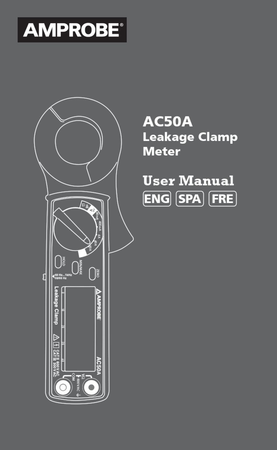 AMPROBE AC50A USER MANUAL Pdf Download ManualsLib
