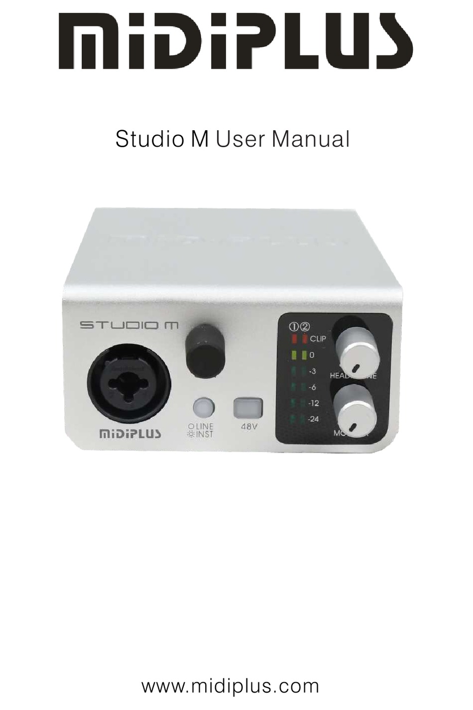 MIDIPLUS STUDIO M USER MANUAL Pdf Download ManualsLib